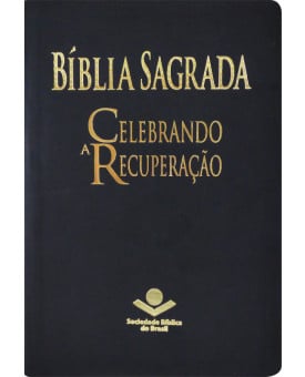 Bíblia Sagrada | Celebrando A Recuperação | NTLH | Grande | Luxo | Preta 