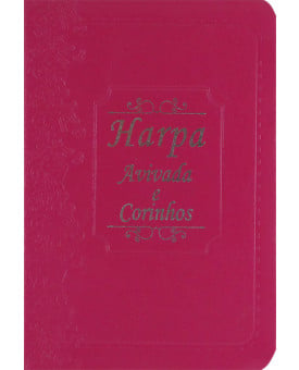 Harpa Avivada e Corinhos | Brochura | Luxo | Rosa Pink