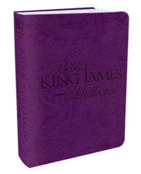 Bíblia King James Para Mulheres | Luxo | Roxa