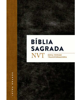 Bíblia Sagrada | NVT | Letra Grande | Clássica PL | Preta e Marrom