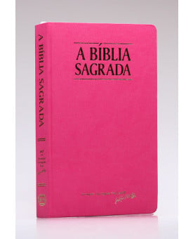 A Bíblia Sagrada | ACF | Letra Gigante | Semi-Luxo | Rosa