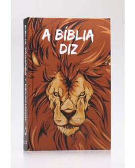 A Bíblia Diz com Devocional | NVI | Letra Normal | Capa Dura | Leão
