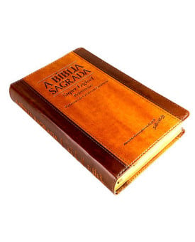 A Bíblia Sagrada | ACF | Super Legível | Luxo | Chocolate | Havana