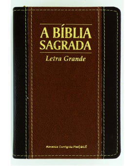 A Bíblia Sagrada | Letra Grande | Pequena | Caramelo | Luxo
