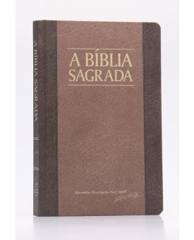 Bíblia Sagrada | ACF | Letra Média | Capa Dura | Chocolate | Slim