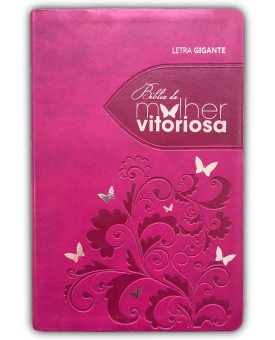 Bíblia da Mulher Vitoriosa | RC | Letra Gigante | Luxo | Uva