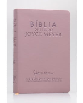Bíblia de Estudo Joyce Meyer | NVI | Letra Média | Luxo | Nude