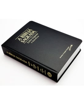 A Bíblia Sagrada | ACF | Letra Gigante | Semi-Luxo | Preta
