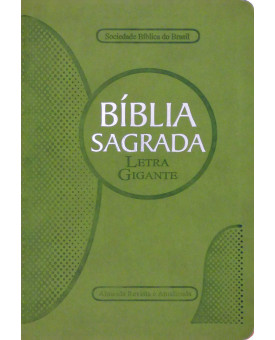 Bíblia Letra Gigante | RA | Verde Claro | Emborrachada