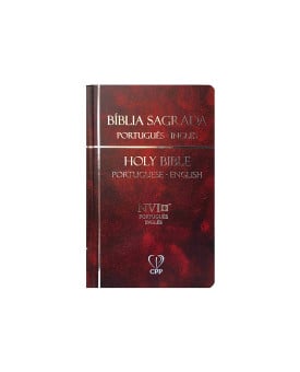 Bíblia português-inglês Holy Bible Vermelha (padrão)