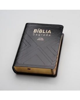 Bíblia Sagrada | NAA | Letra Grande | Capa Sintética | Preta | Índice