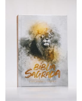 Bíblia Sagrada Jumbo | RC | Com Harpa Leão Dourado 