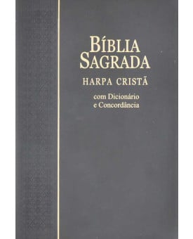 Bíblia Sagrada | RC | Harpa Cristã | Letra Gigante | Luxo | Preta