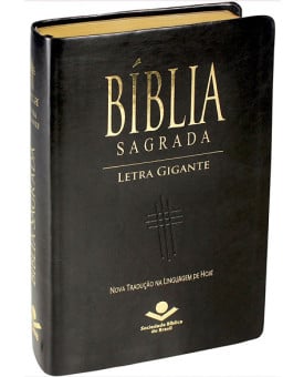 Bíblia Sagrada | NTLH | Letra Gigante | Média | Preto | Luxo