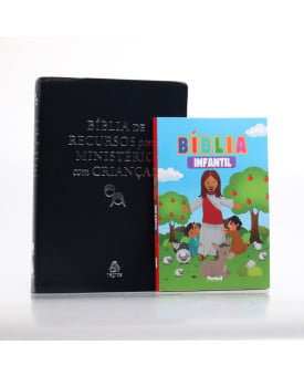 Kit Bíblia de Recursos Para O Ministério Com Crianças + Bíblia Infantil Crianças | Ensinando Seus Pequeninos
