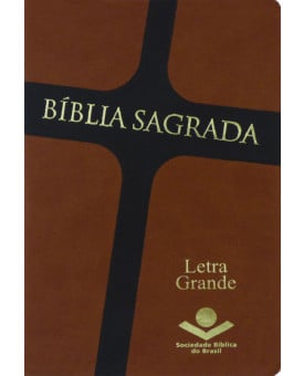 Bíblia Sagrada | RA | Letra Grande | Marrom e Preta