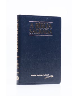 A Bíblia Sagrada | ACF | Letra Grande | Luxo | Azul