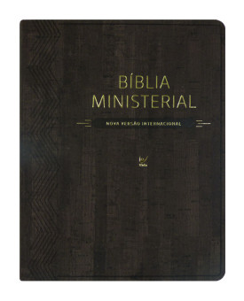 Bíblia de Estudo Ministerial | NVI | Letra Normal | Luxo | Madeira