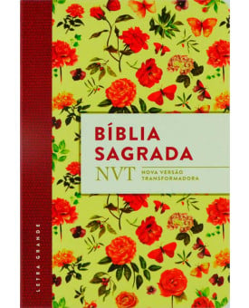 Bíblia | NVT | Letra Grande | Flexível | Flores