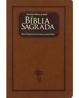 Bíblia Sagrada Dupla | NTLH/RA | Média | Marrom | Luxo