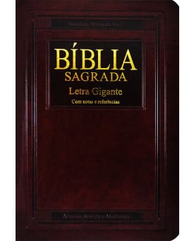 Bíblia Sagrada | RA | Letra Gigante | Luxo | Marrom