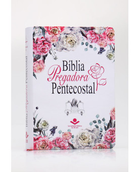 Bíblia da Pregadora Pentecostal | RC | Letra Normal | Portátil | Floral 