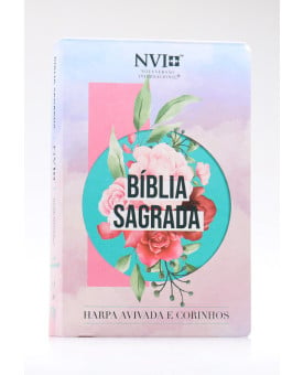 Bíblia Sagrada | NVI | Harpa Avivada e Corinhos | Letra Hipergigante | Semi-Flexível | Colagem