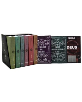 Kit Clássicos da Literatura Cristã + Devocional Spurgeon + Box 6 Livros W. Wiersbe | Homens de Honra