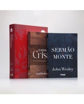 Kit A Bíblia de Estudo da Fé Reformada R.C Sproul | RA + O Reino de Cristo + Sermão do Monte | Bendita Segurança 