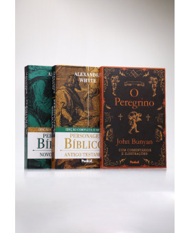 Box 2 Livros Personagens Bíblicos + Grátis O Peregrino | Quem é quem na Bíblia Sagrada? 