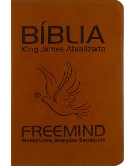Bíblia | King James Atualizada | Letra Média | Luxo | Freemind | Caramelo