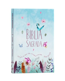 Bíblia Sagrada | NVI | Capa Dura | Letra Gigante | Jardim Secreto