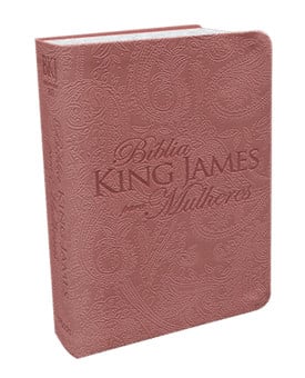 Bíblia Sagrada | King James Para Mulheres | Letra Normal | Luxo | Rosê Gold