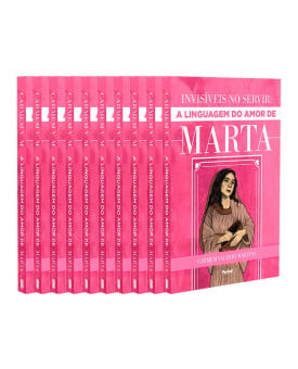 Kit 10 Livros | Invisíveis no Servir: A Linguagem do Amor de Marta | Carmem Valerio Martins