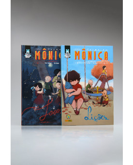 Kit 2 Livros | Turma da Mônica | Em Quadrinhos | Vitor Cafaggi e Lu Cafaggi
