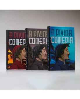 Kit 3 Livros | A Divina Comédia | Capa Dura | Dante Alighieri 