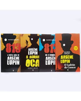 Kit 4 Livros | Arsène Lupin | Maurice Leblanc