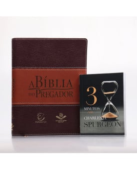 Kit A Bíblia do Pregador RA + Grátis Devocional 3 Minutos com Charles H. Spurgeon | Pregadores de Fé