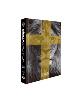 Bíblia Sagrada | King James Atualizada | Capa Dura | Letra Gigante | Lion Cruz