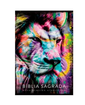 Bíblia Sagrada | NAA | Letra Normal | Leão Colorido 
