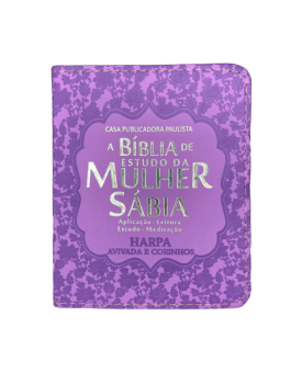 Bíblia da Mulher Sábia | RC | Versão Bolso | Letra Grande | Ramalhete Lilás