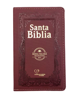 Bíblia Sagrada | em Espanhol | RVT | Letra Gigante | Moldura Vino