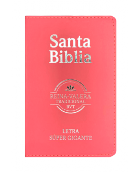 Bíblia Sagrada em Espanhol | RVT | Letra Gigante | Luxo Rosa