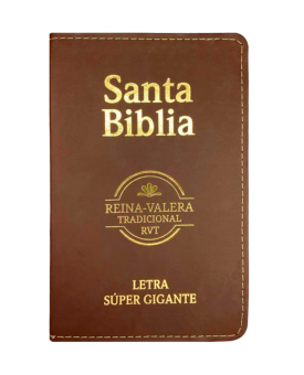 Bíblia Sagrada em Espanhol | RVT | Letra Gigante | Luxo Marrom