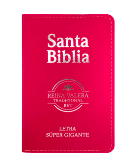 Bíblia Sagrada em Espanhol | RVT | Letra Gigante | Luxo Fucsia