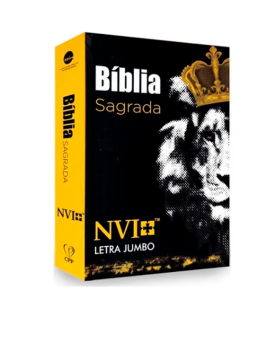 Bíblia Sagrada | Letra Jumbo | NVI | Capa Dura | Leão Rei 