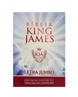 Bíblia Sagrada | King James Atualizada | Letra Jumbo | Acabamento em Brochura