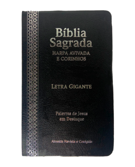 Bíblia Sagrada | ARC | Letra Gigante | Capa Covertex | Preta