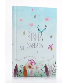 Bíblia Sagrada | NVI | Letra Normal | Capa Dura | Jardim Secreto | Slim