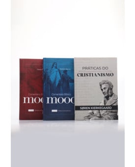 Box Comentário Bíblico Moody | Vol. 1 | Vol. 2 + Práticas do Cristianismo | Søren Kierkegaard | Clareza das Escrituras 